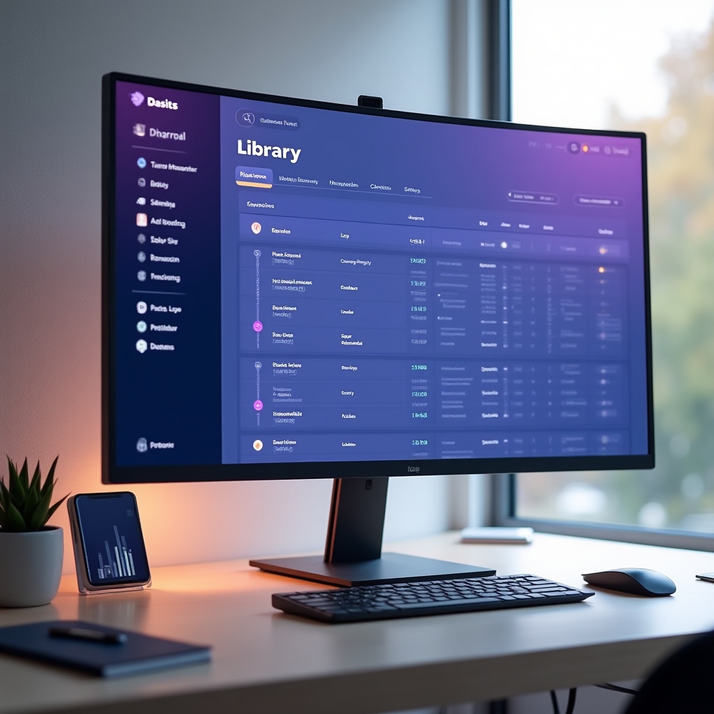 Dashboard softvéru ZurnalPlus Digital pre správu knižnice